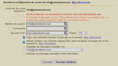 Gmail POP